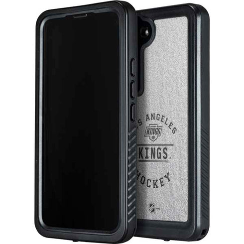 NHL Los Angeles Kings Black Text Galaxy S24 Plus Waterproof Case
